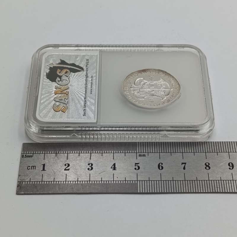 1932 South Africa Shilling graded MS63 by NGC