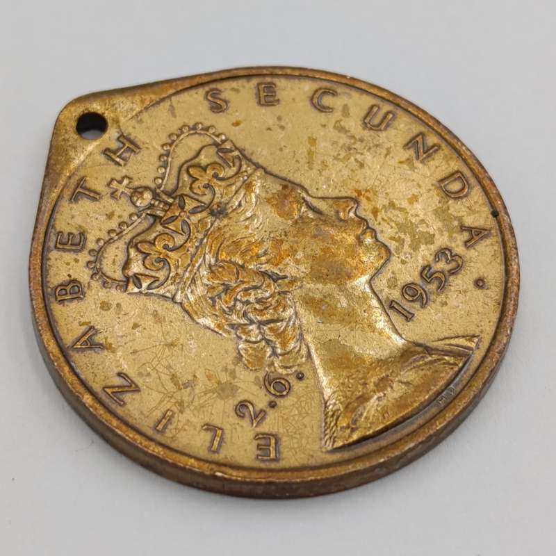1953 Queen Elizabeth coronation medallion for the town Stutterheim