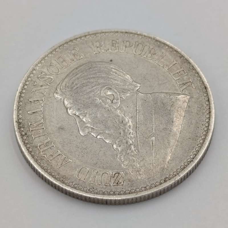 1895 ZAR Kruger Silver half crown - Beautiful coin