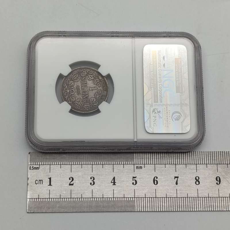 1892 ZAR Kruger silver 1 shilling graded VF35 by NGC