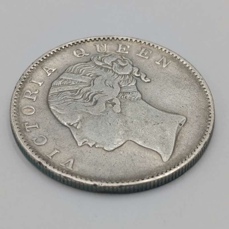 British India Rupee 1840 silver 35 berries