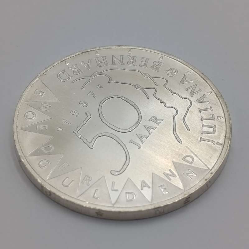 Netherlands 1987 silver 50 gulden