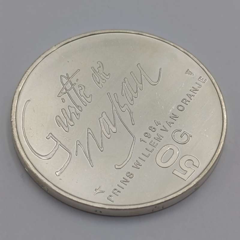 Netherlands 1984 Fifty gulden silver