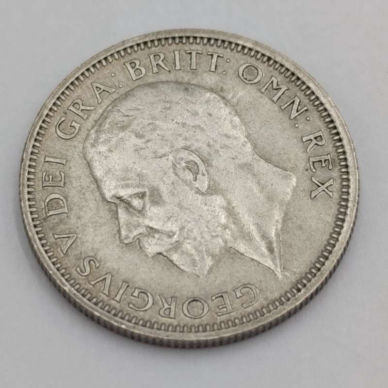 Great Britain 1936 Silver Shilling AU
