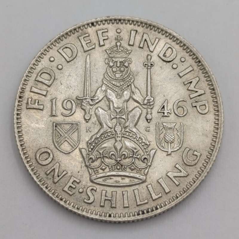 Great Britain 1946 Shilling AU+