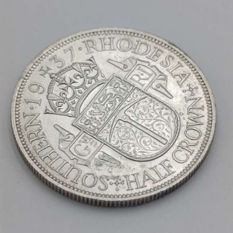 Southern Rhodesia 1937 half crown XF