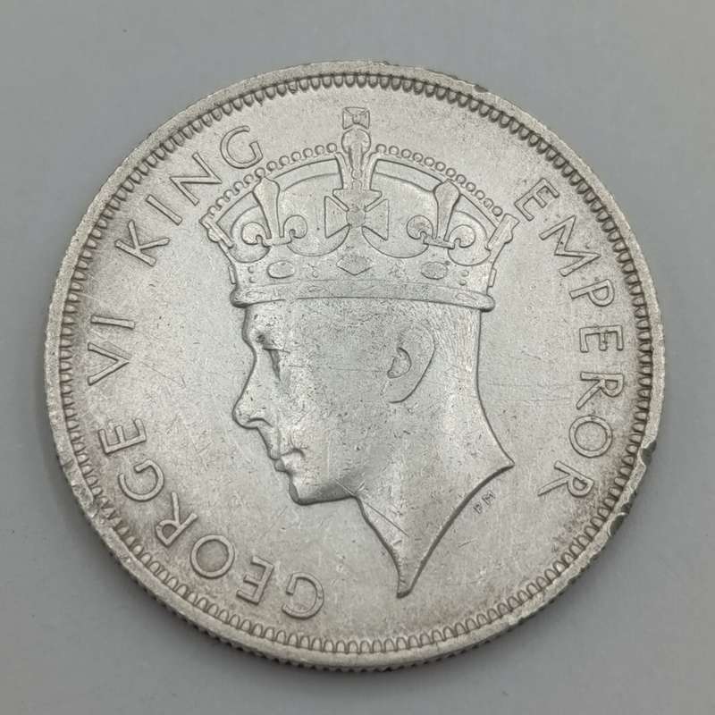 Southern Rhodesia 1937 half crown XF