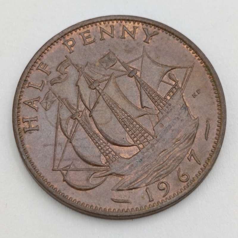 Great Britain 1967 half penny uncirculated