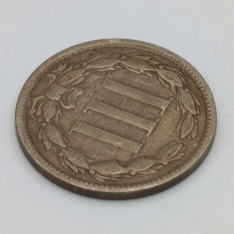 USA 1865 Nickel three cents
