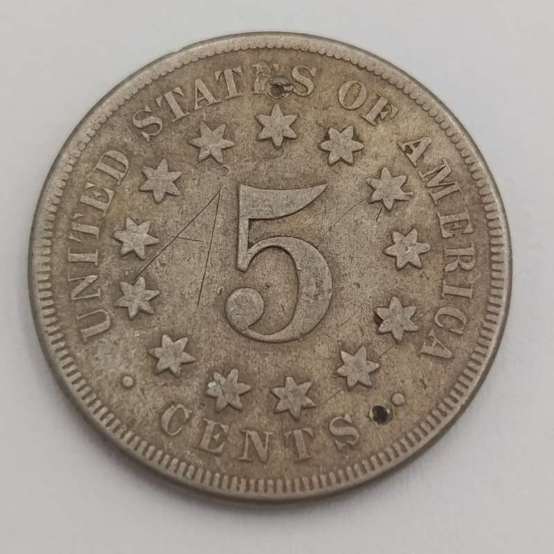 USA 1867 Five cent