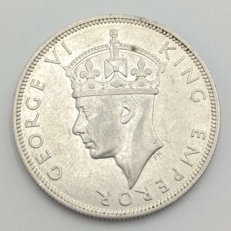 Southern Rhodesia 1940 half crown uncirculated - some bagmarks obverse