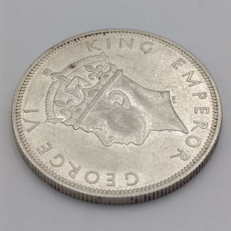 Southern Rhodesia 1940 half crown uncirculated - some bagmarks obverse