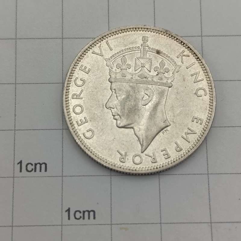 Southern Rhodesia 1940 half crown uncirculated - some bagmarks obverse