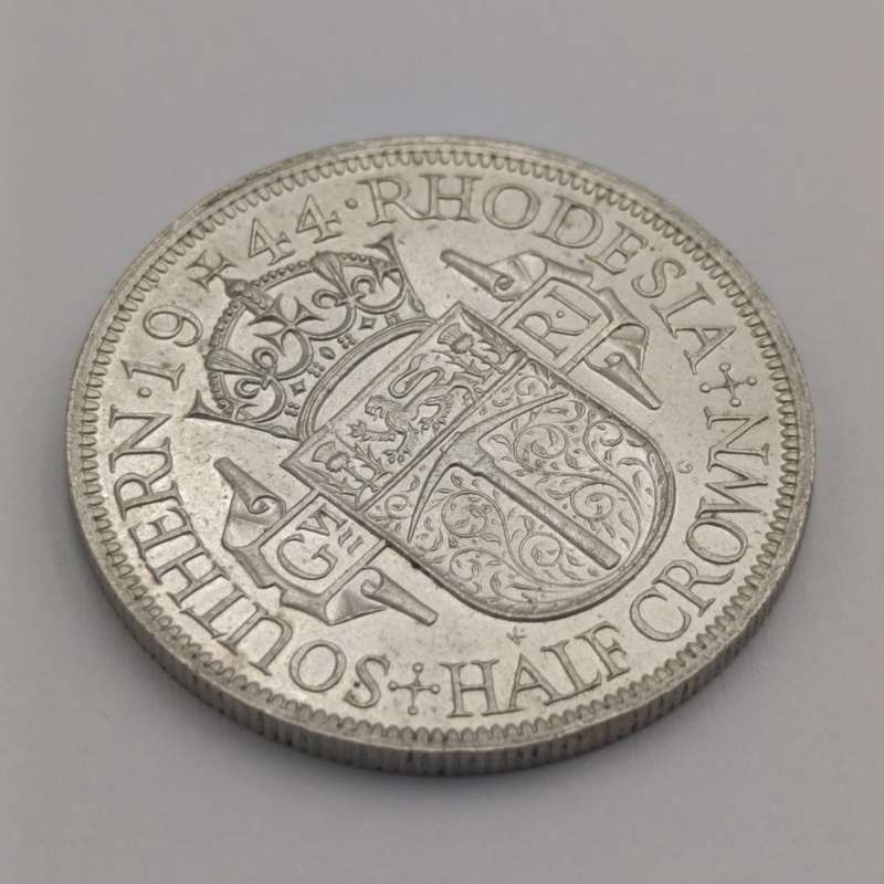 Southern Rhodesia 1944 halfcrown uncirculated
