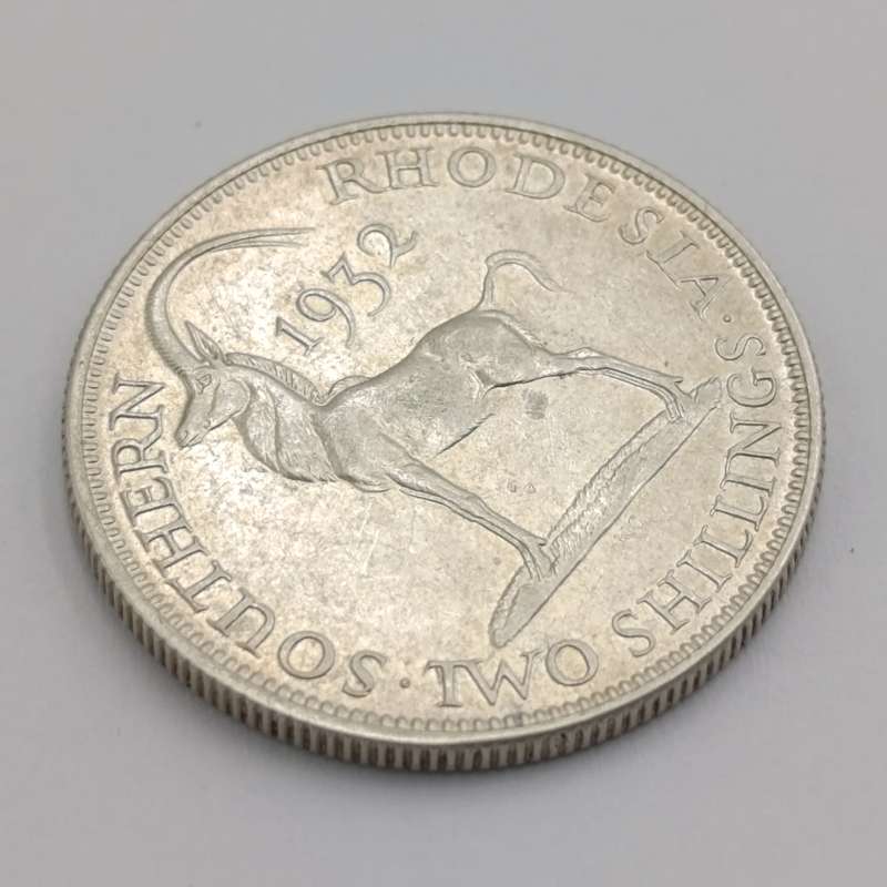 Southern Rhodesia 1932 Two Shilling AU