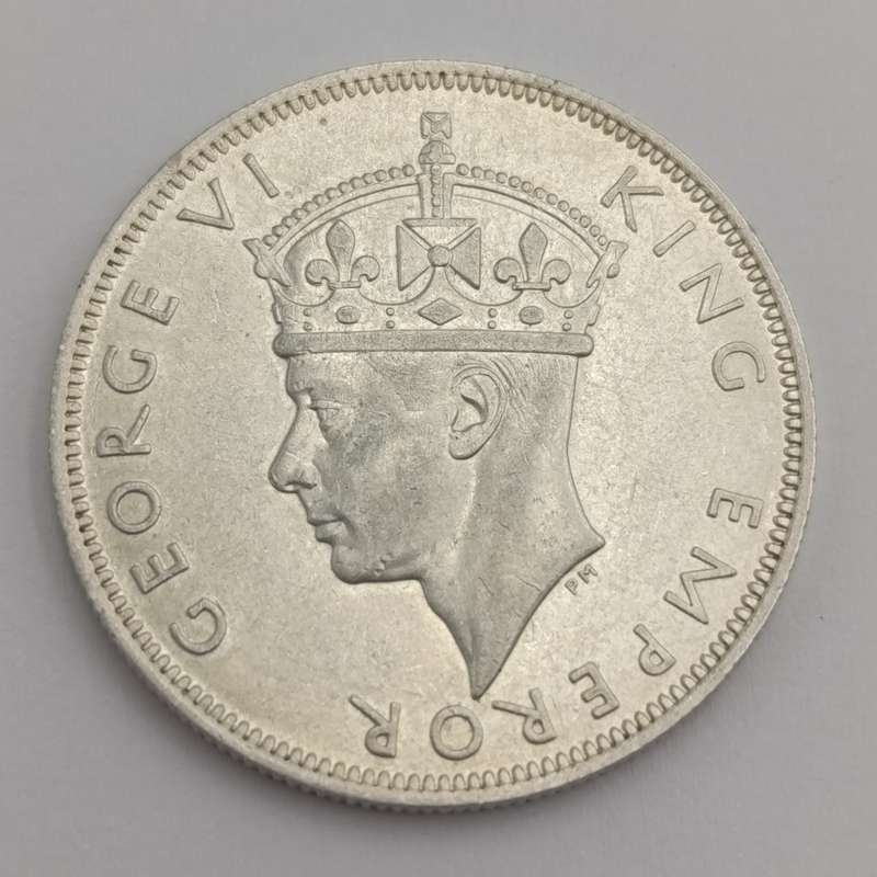Southern Rhodesia 1942 half crown AU+