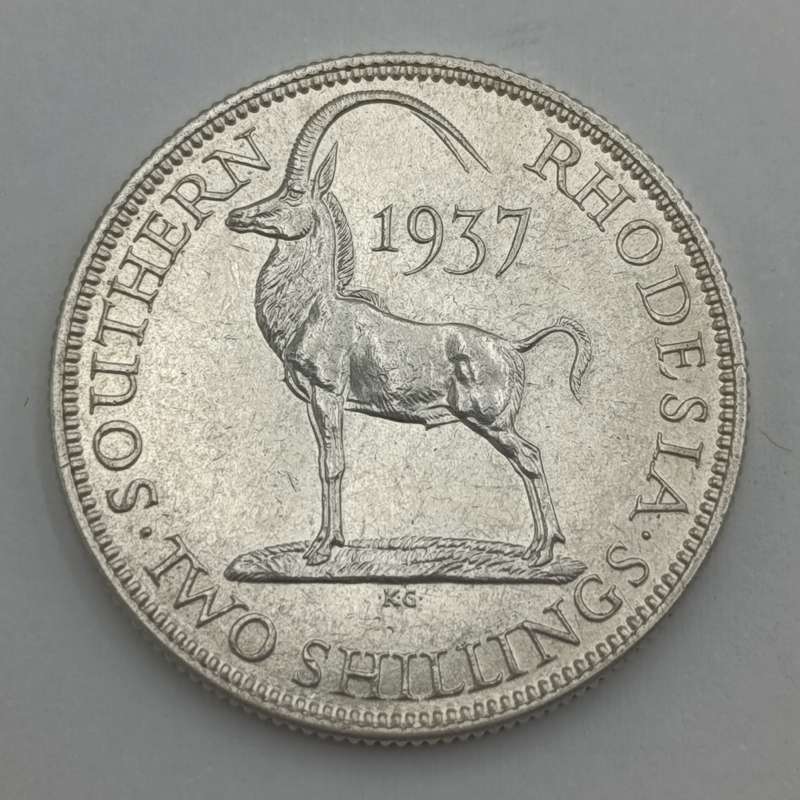 Southern Rhodesia 1937 Two Shilling AU