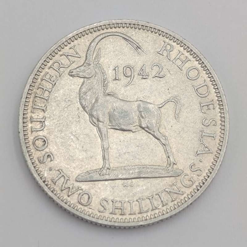 Southern Rhodesia 1942 Two Shilling XF