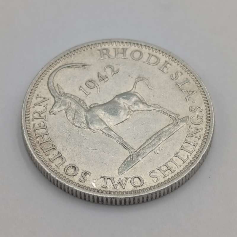 Southern Rhodesia 1942 Two Shilling XF