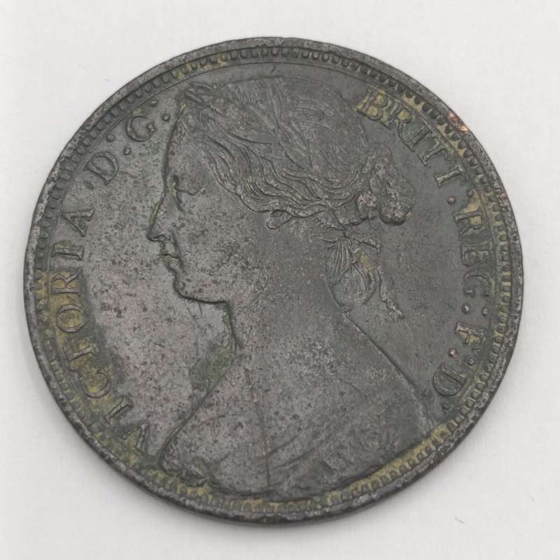 Great Britain 1881 H farthing