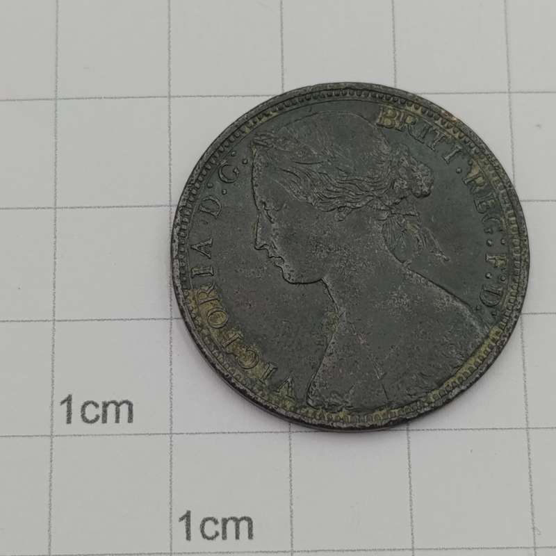 Great Britain 1881 H farthing