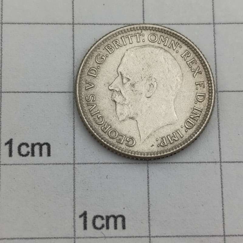 Great Britain 1928 six pence AU+