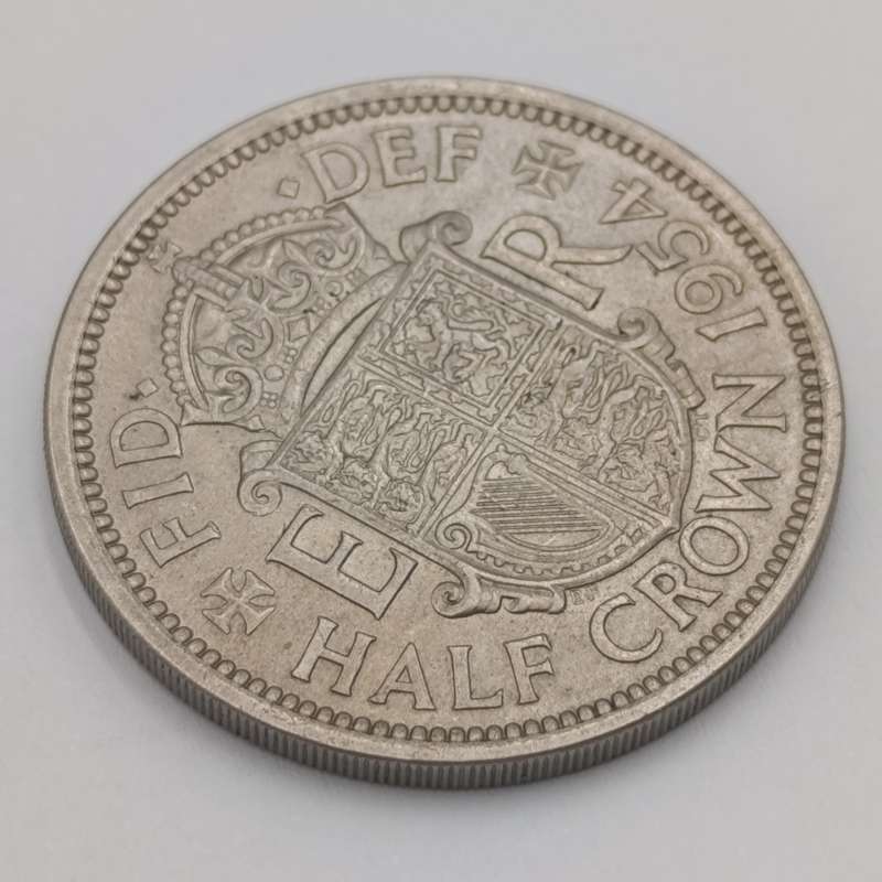 Great Britain 1954 half crown AU+ or better