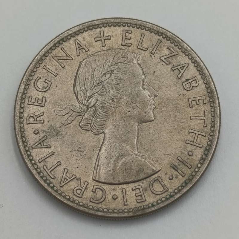 Great Britain 1954 half crown AU+ or better