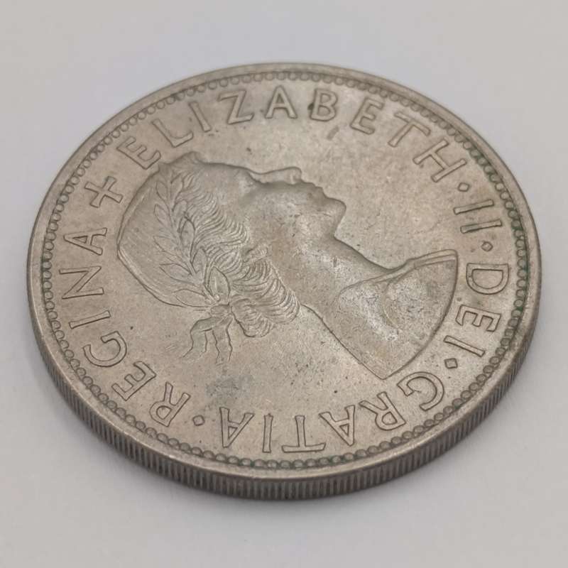 Great Britain 1954 half crown AU+ or better