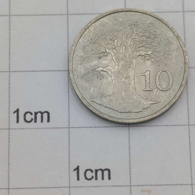 Zimbabwe lot of 8 x 10 cent coins - excellent condition