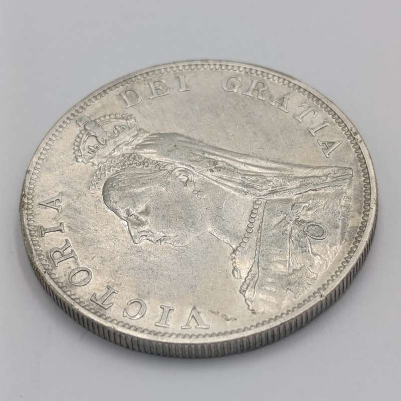 Great Britain 1889 Broken 1 double florin XF