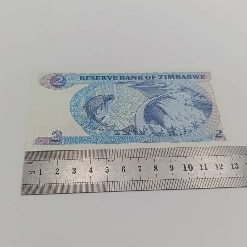 Zimbabwe 1983 Harare $2 Pick 1b Lot of 2 uncirculated replacement notes with consecutive numbers