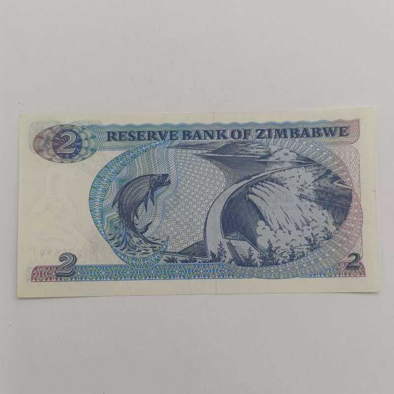 Zimbabwe 1983 Harare $2 Pick 1b uncirculated banknote