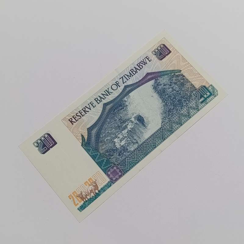 Zimbabwe Harare 1997 $20 banknotes uncirculated set of 3 with consecutive numbers