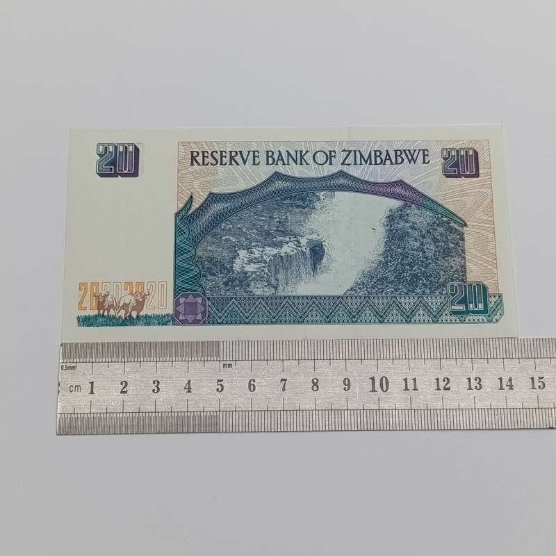 Zimbabwe Harare 1997 $20 banknotes uncirculated set of 3 with consecutive numbers
