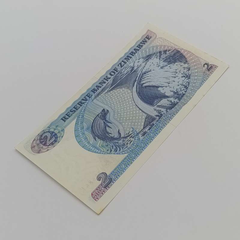 Zimbabwe $2 uncirculated banknote Pick 1b Harare 1983