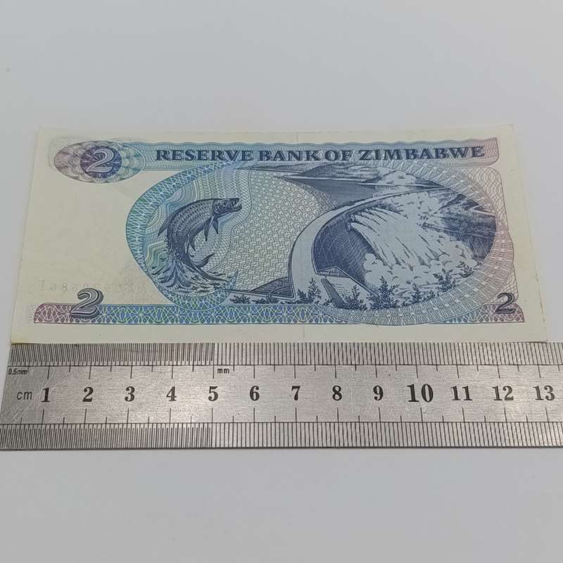 Zimbabwe $2 uncirculated banknote Pick 1b Harare 1983