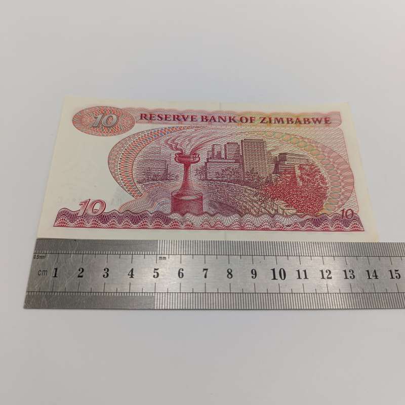 Zimbabwe $10 Salisbury 1980 uncirculated Pick 3a banknote