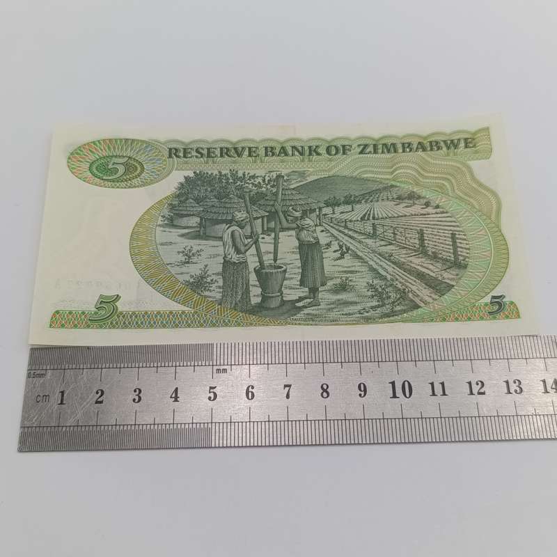 Zimbabwe $5 dollars Pick 2a uncirculated banknote Salisbury 1980