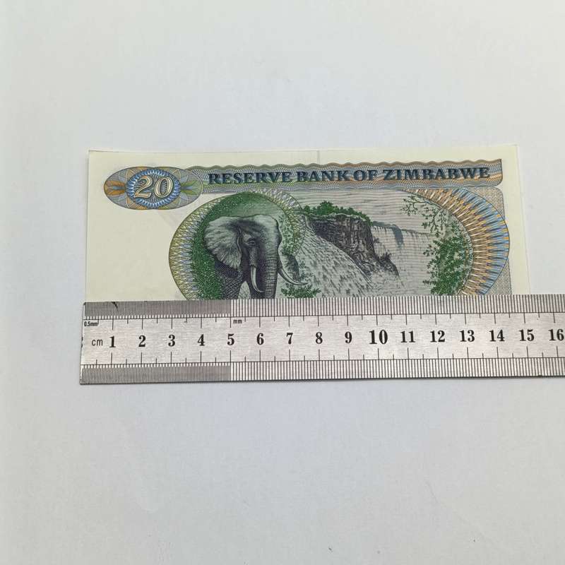 Zimbabwe $20 Salisbury 1980 uncirculated lot of 2 banknotes with consecutive numbers pick 049