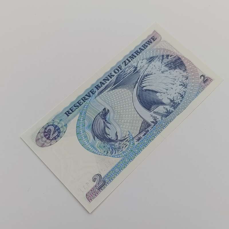 Zimbabwe $2 Salisbury 1980 uncirculated AA banknote