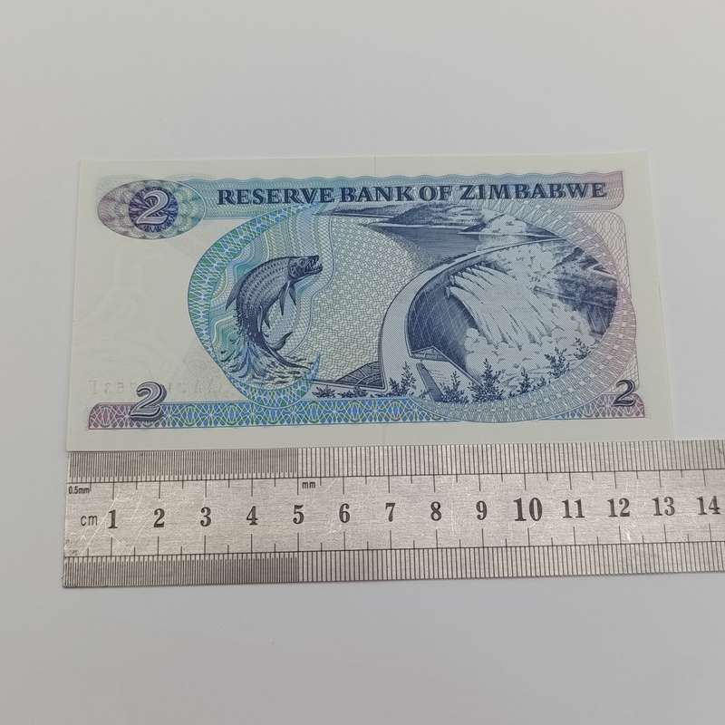 Zimbabwe $2 Salisbury 1980 uncirculated AA banknote