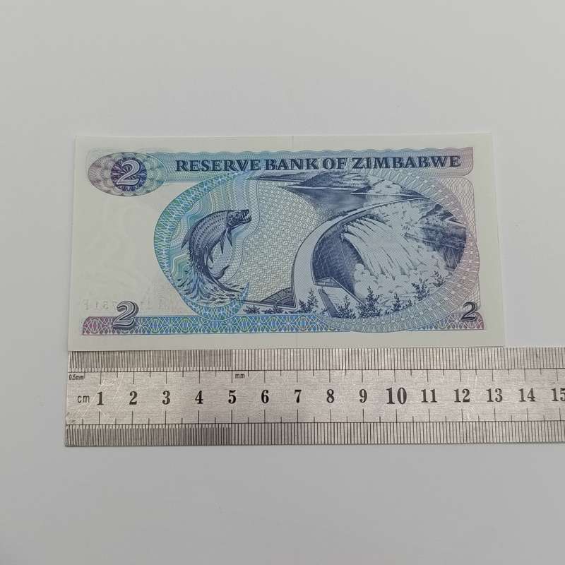 Zimbabwe $2 Salisbury 1980 uncirculated AA note