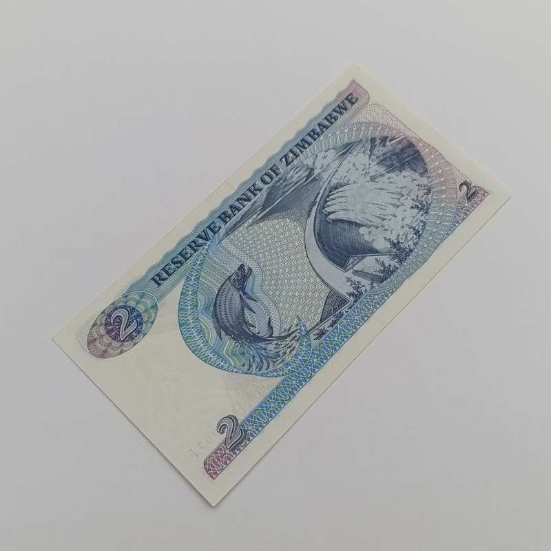 Zimbabwe $2 Salisbury 1980 uncirculated AA note