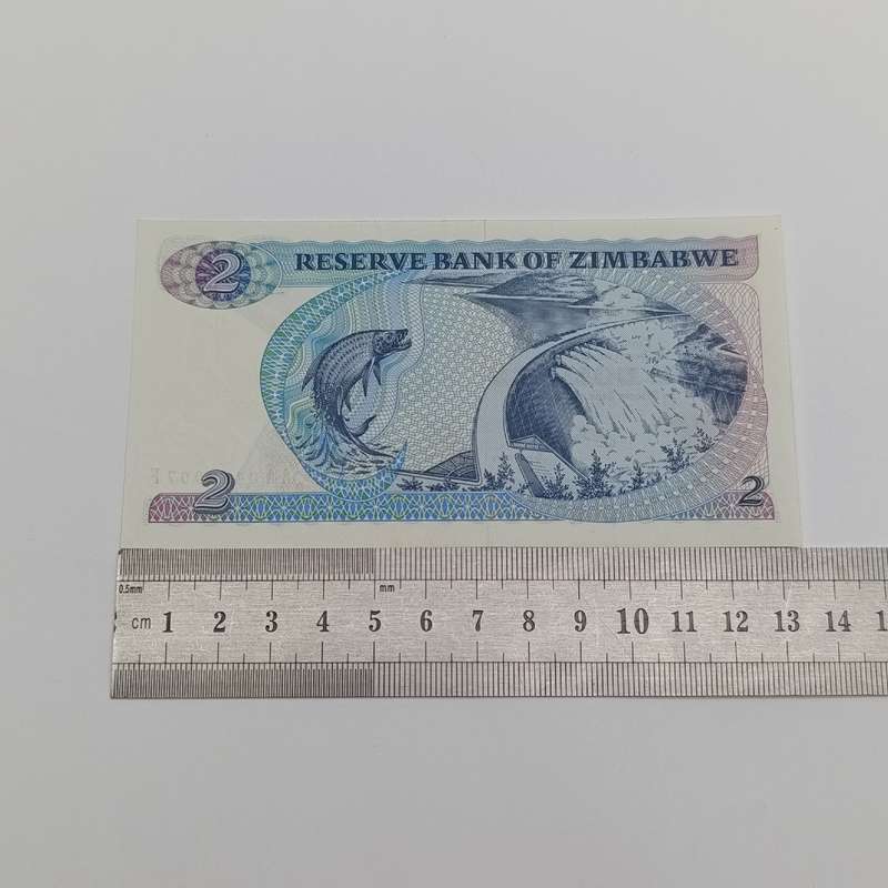 Zimbabwe $2 Salisbury 1980 uncirculated AA note