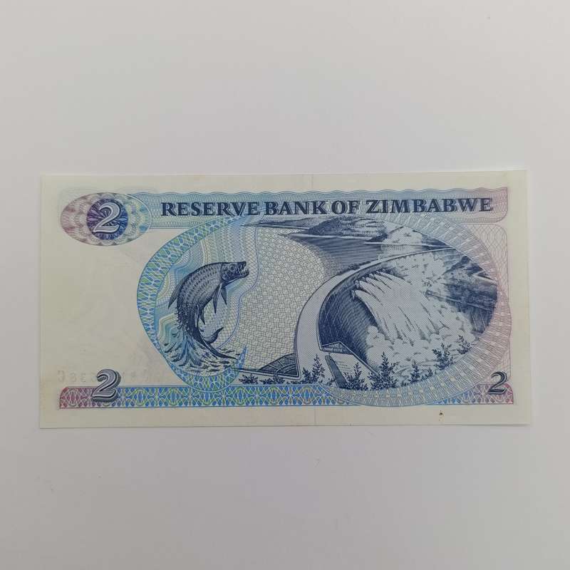 Zimbabwe $2 banknote Salisbury 1980 uncirculated