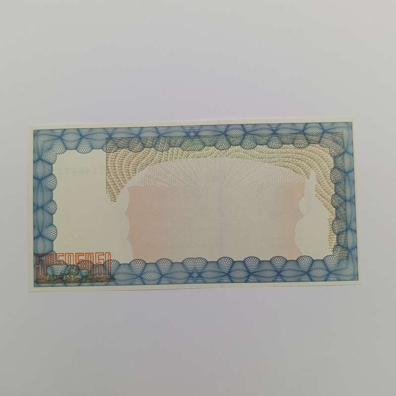 Zimbabwe $5 000 Bearer cheque issued 15 Sept 2003 uncirculated