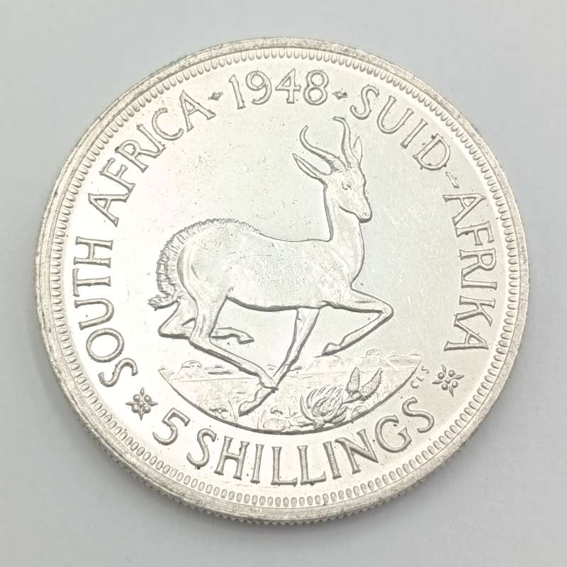 South Africa 1948 Proof Crown 5 Shilling