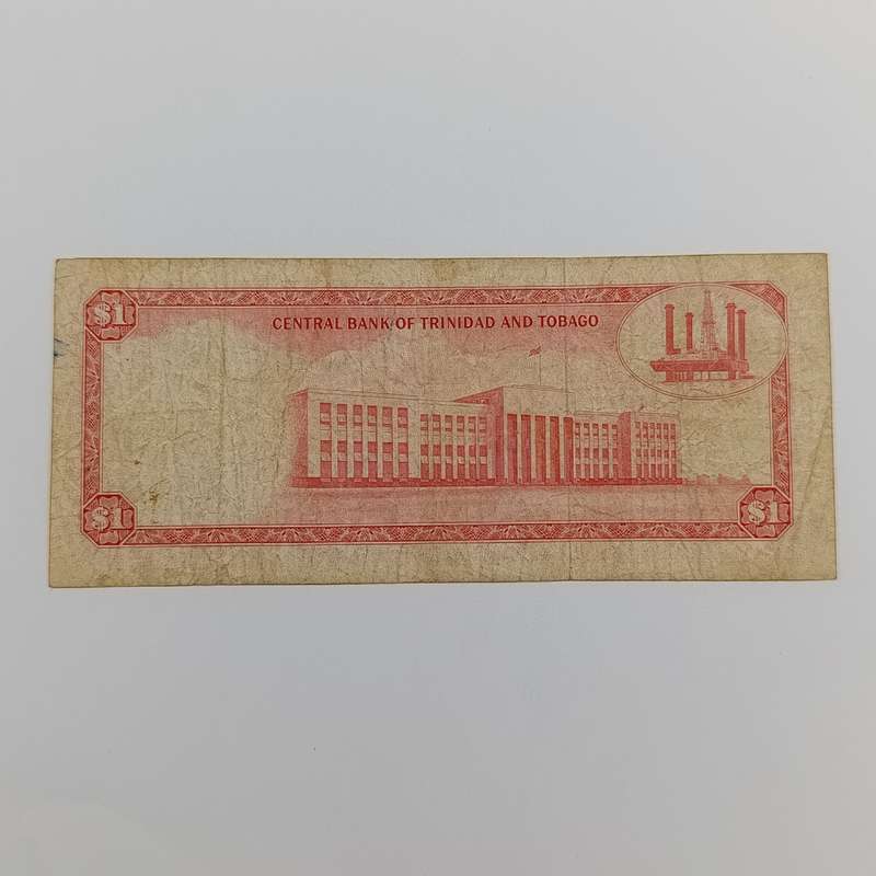 Trinidad & Tobago One dollar banknote Fine - Bruce signature