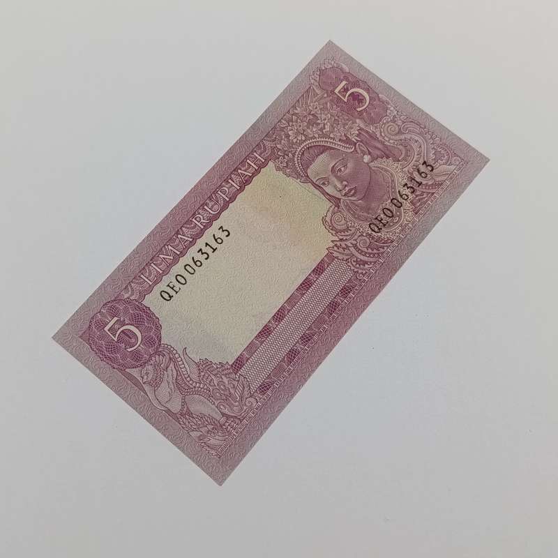 Indonesia 5 Rupiah dated 1960 - XF+